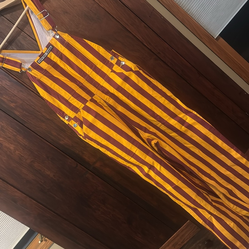 Game Bibs Overalls Maroon/Gold
